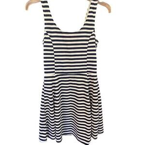 Divided by‎ H & M Striped Sleeveless Black and White Sleeveless Tank Dress Sz 6